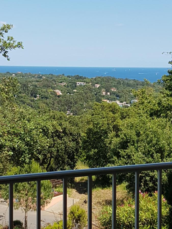 Vue mer 4 pers Les Restanques 2149 Grimaud Eksteriør bilde